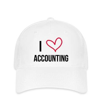 Buchhalter / Buchhaltung / erklären / Finanzen - Flexfit Cap - Weiß - Vorne