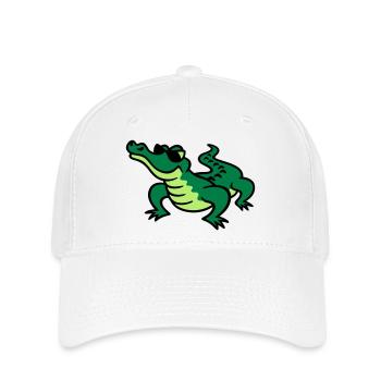 Cool Croc - Casquette Flexfit - blanc - Devant