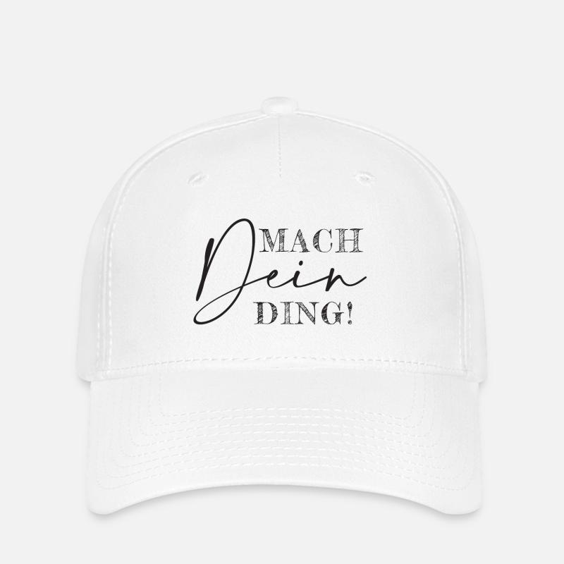 Mach dein Ding - Flexfit Cap - Weiß