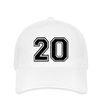 20 - Flexfit Cap - Weiß - Vorne