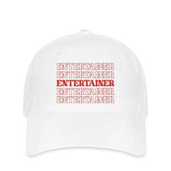 Entertainer, Performer, Künstler, Showman, Schauspieler - Flexfit Cap - Weiß - Vorne