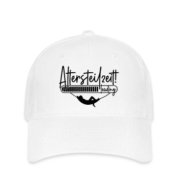 Altersteilzeit loading Hängematte Ladebalken ATZ - Flexfit Cap - Weiß - Vorne