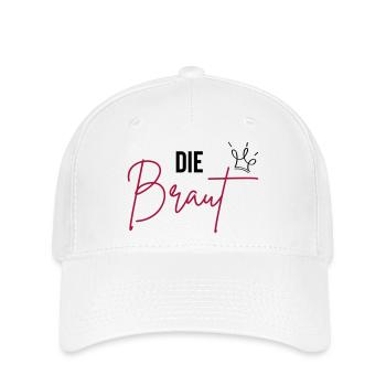 die braut - Flexfit Cap - Weiß - Vorne