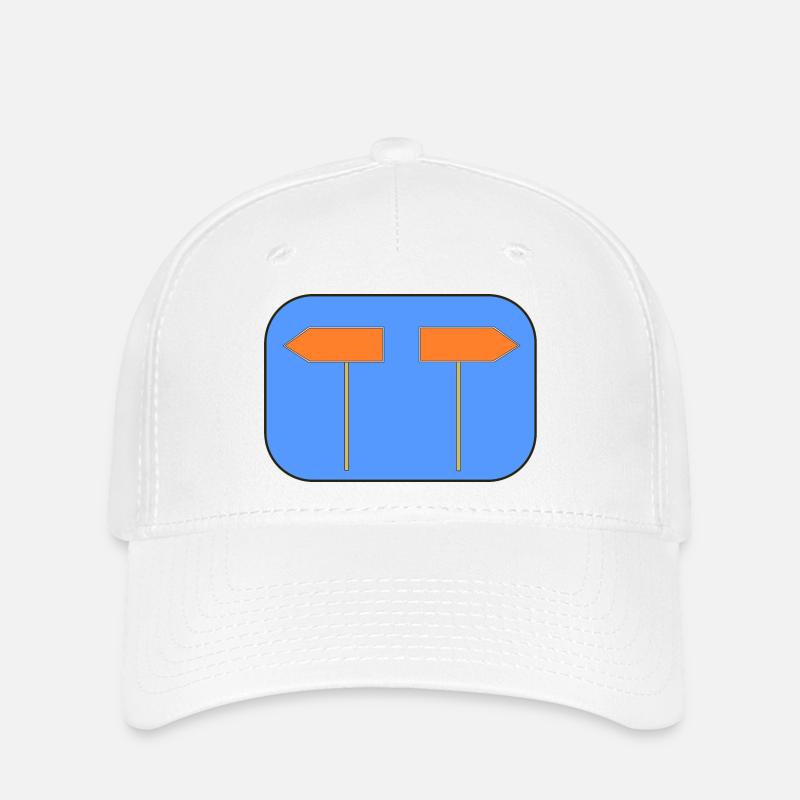 Panneaux - Casquette Flexfit - blanc