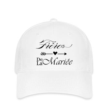 Frère de la mariée - Casquette Flexfit - blanc - Devant