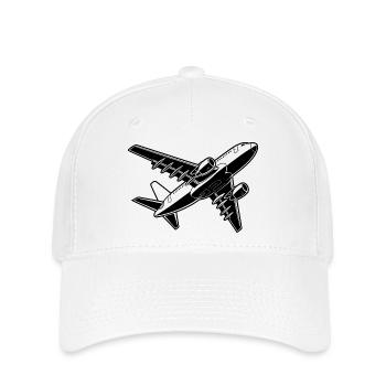 Pilote d’avion Aérodrome Sports de vol - Casquette Flexfit - blanc - Devant