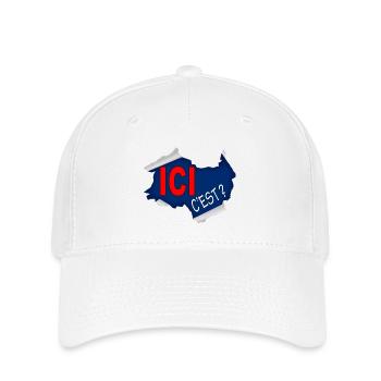 Here is ? - Flexfit Cap - white - Front