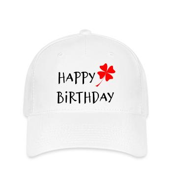 1. 1 Jahr. 1. JUBILÄUM. 1-JÄHRIGES JUBILÄUM - Flexfit Cap - Weiß - Vorne