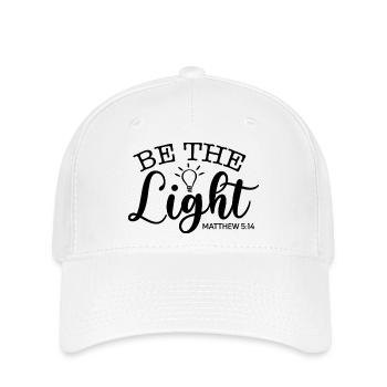 Be the Light - Flexfit Cap - white - Front
