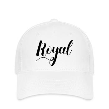 königlich - Flexfit Cap - Weiß - Vorne