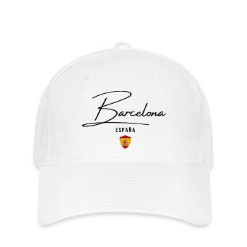 Elegant design Barcelona, I love Barcelona - Flexfit Cap - white - Front