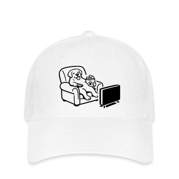 Dog Dog Chill Mode Chips Food TV TV - Flexfit Cap - white - Front