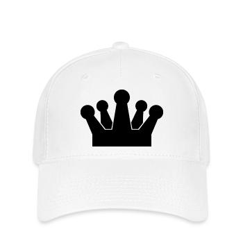 Couronne - Casquette Flexfit - blanc - Devant