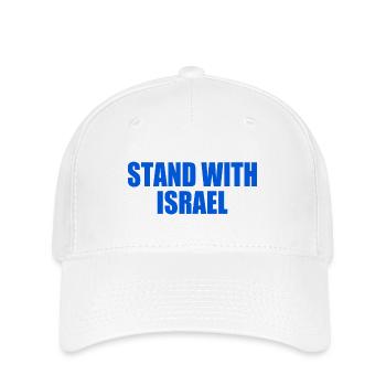 Stand with israel - Flexfit Cap - white - Front
