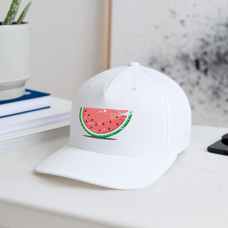 Tranche de conception de pastèque utilisée Casquette Flexfit