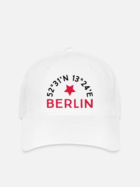 Berlin - Flexfit Cap - Weiß