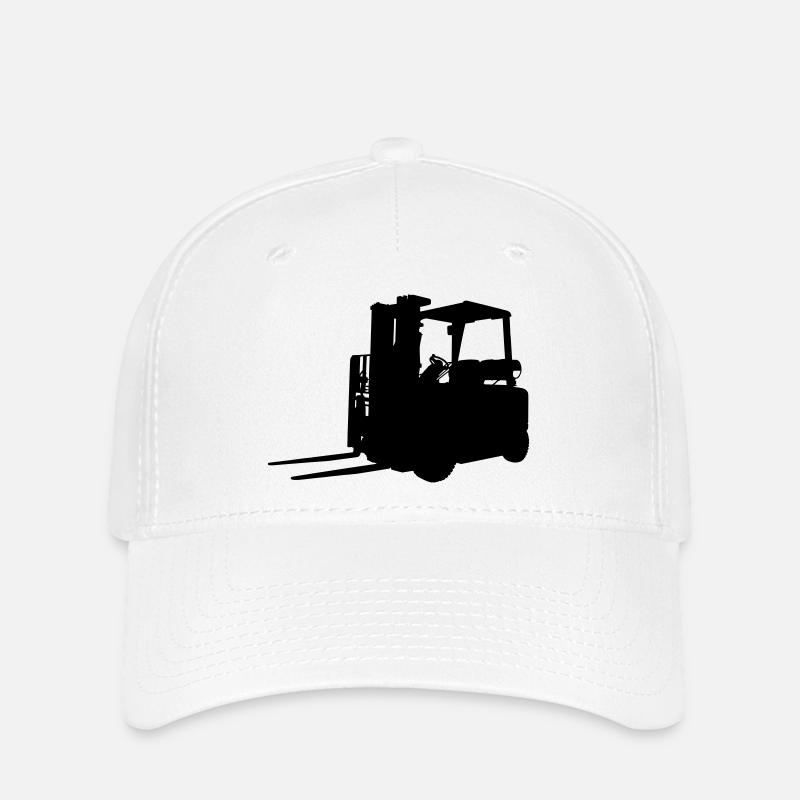 forklift - Flexfit Cap - white