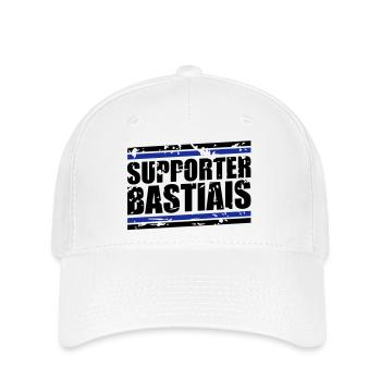 Supporter bastiais vintage - Casquette Flexfit - blanc - Devant