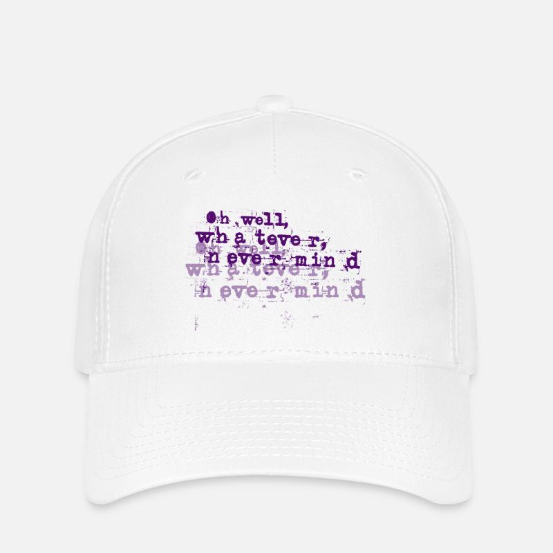 Peu importe - Casquette Flexfit - blanc