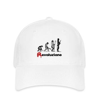 Revoluzione - Casquette Flexfit - blanc - Devant