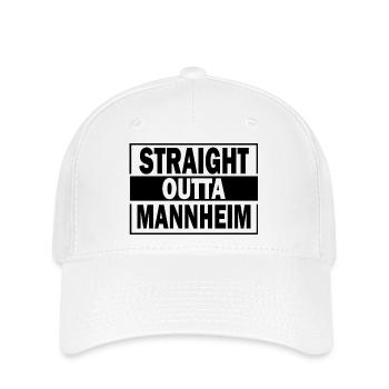 Mannheim Monnem Mannheimat - Flexfit Cap - Weiß - Vorne