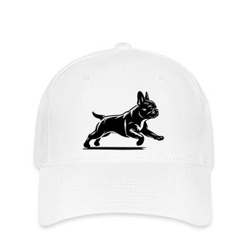 Bouledogue Français - Casquette Flexfit - blanc - Devant