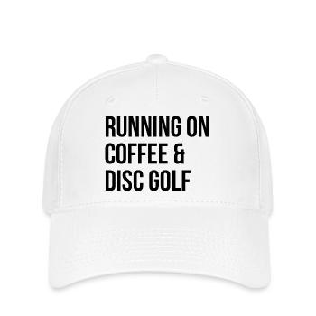 Discgolf - Flexfit Cap - Weiß - Vorne