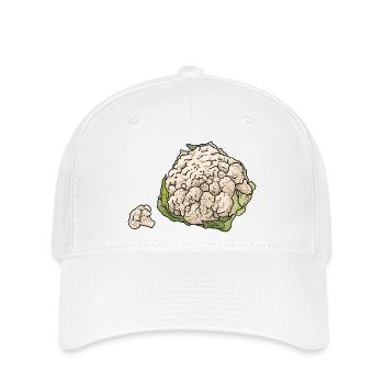 chou-fleur - Casquette Flexfit - blanc - Devant