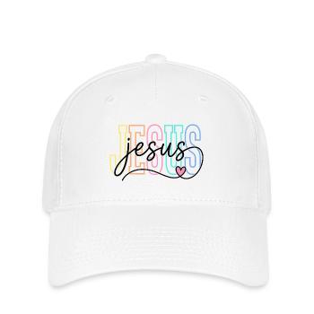 Jésus - Casquette Flexfit - blanc - Devant