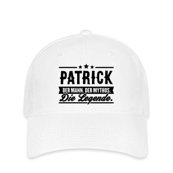 Man Myth Legend Patrick - Flexfit Cap - white - Front
