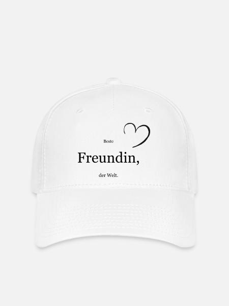 Beste Freundin - Flexfit Cap - Weiß