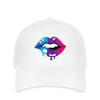 Coloured Lips - Flexfit Cap - white - Front