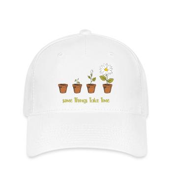 Time - Flexfit Cap - white - Front