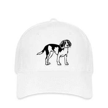 Beagle - Flexfit Cap - Weiß - Vorne