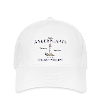 Egmond aan zee, Pays-Bas, Anchorage Glück - Casquette Flexfit - blanc - Devant