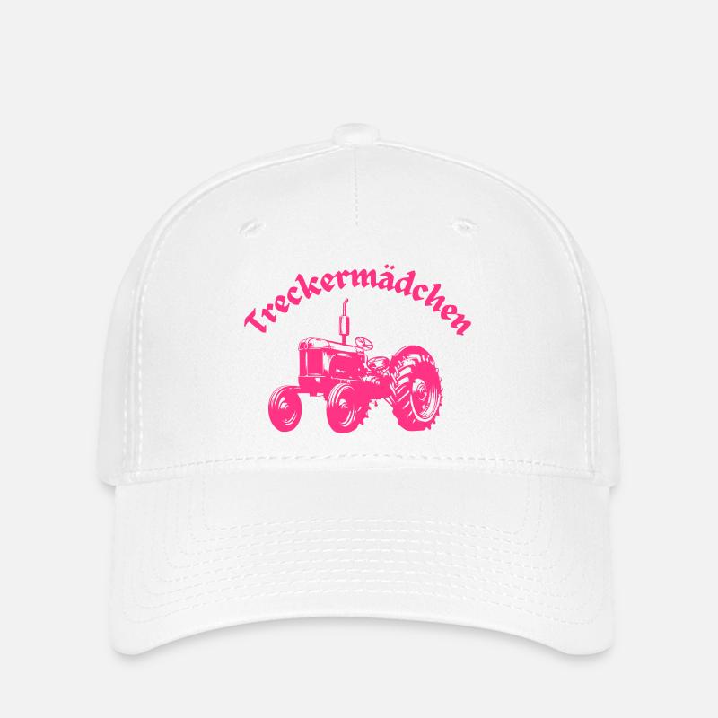 Treckermädchen - Flexfit Cap - Weiß