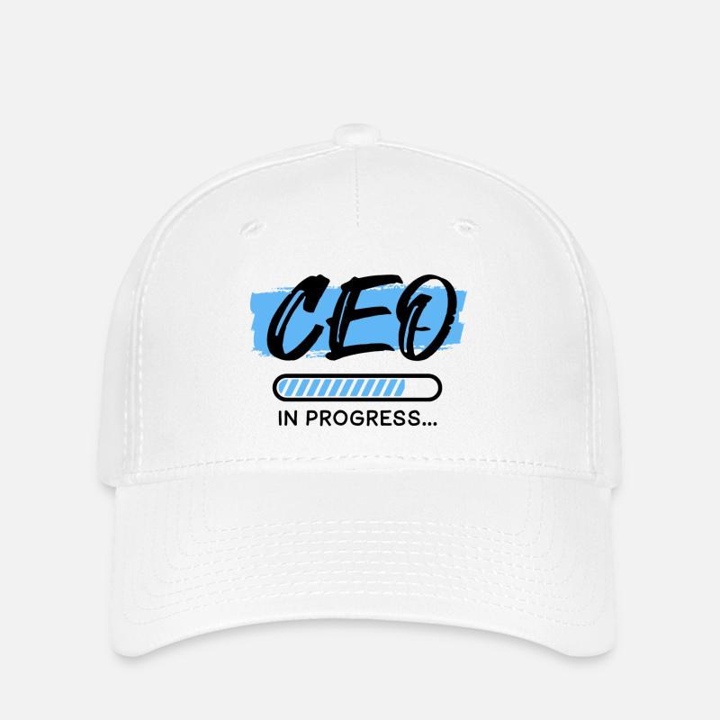 PDG en cours, T-shirts de PDG, citations motivantes - Casquette Flexfit - blanc