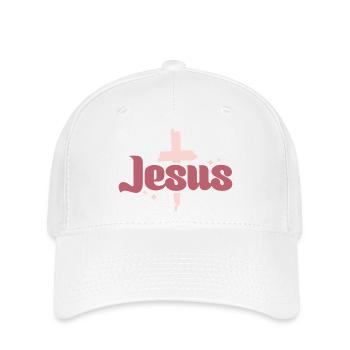 Jesus - Flexfit Cap - Weiß - Vorne