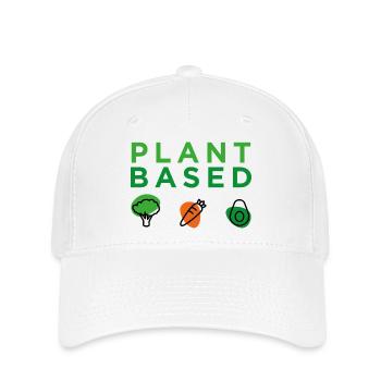 À base de plantes - Casquette Flexfit - blanc - Devant
