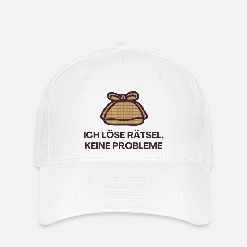 I solve puzzles, no problems - Flexfit Cap - white