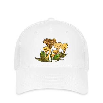 Pilze - Flexfit Cap - Weiß - Vorne