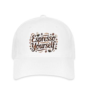 Espresso vous-même - Casquette Flexfit - blanc - Devant