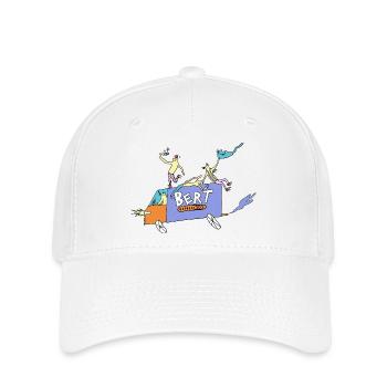 Bert_Express - Casquette Flexfit - blanc - Devant