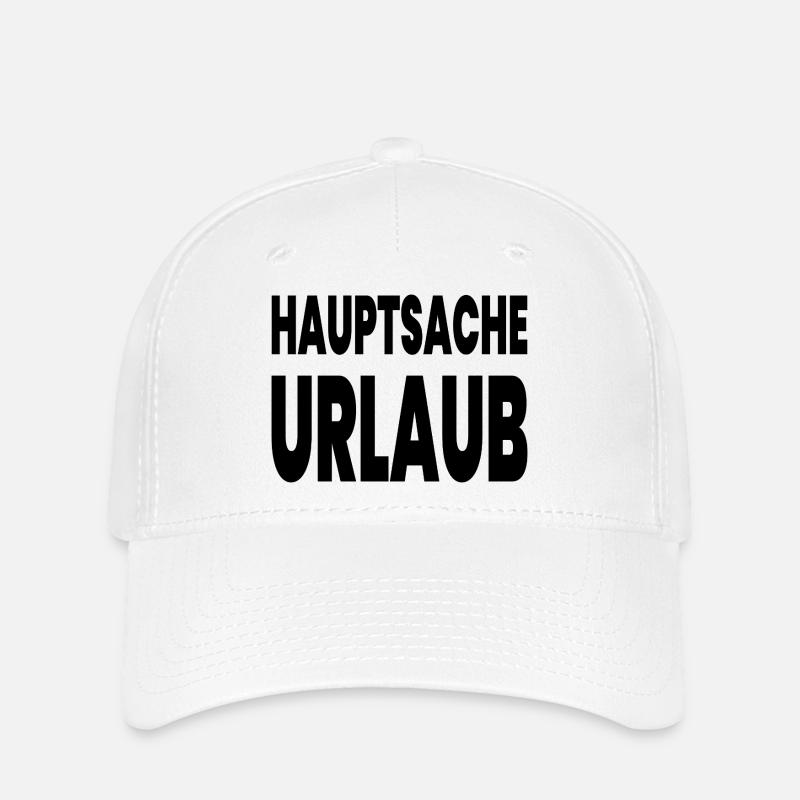 Urlaub - Flexfit Cap - Weiß
