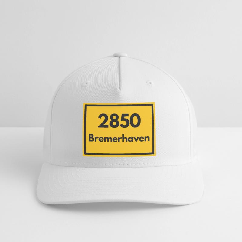 OLD POSTCODE POSTCODE RETRO 2850 BREMERHAVEN HAFEN Flexfit Cap
