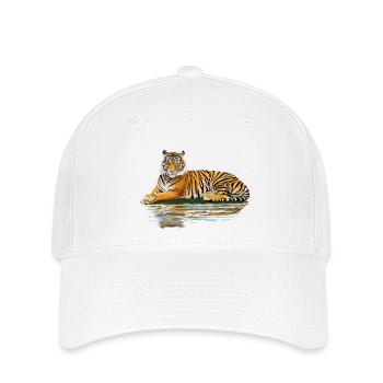 tiger - Flexfit Cap - white - Front