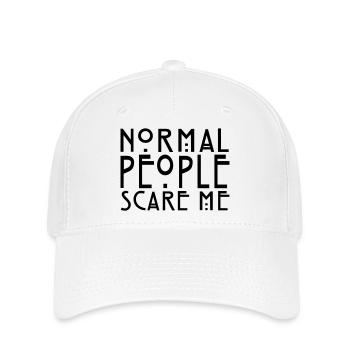 Normal People Scare Me - KOLESON COUTURE - Casquette Flexfit - blanc - Devant