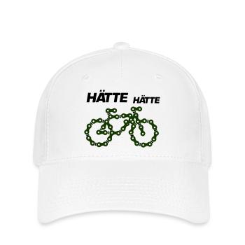 bicyclette - Casquette Flexfit - blanc - Devant