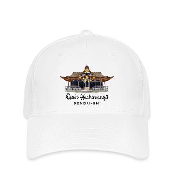 Japan, Osaki Hachimangu Shrine, Sendai, drawing - Flexfit Cap - white - Front