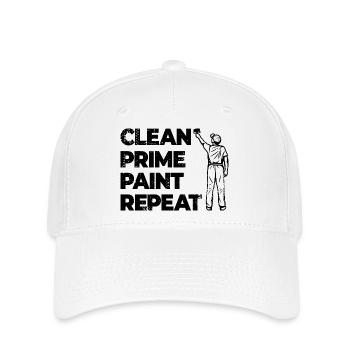 Flux de travail Painter - Casquette Flexfit - blanc - Devant